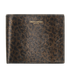 Saint Laurent Leopard Wallet, front view